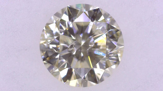 0.504ct M SI-2 GOOD/VG/GD STRONG BLUE NATURAL 4.92-4.99X3.23mm Loose Diamond