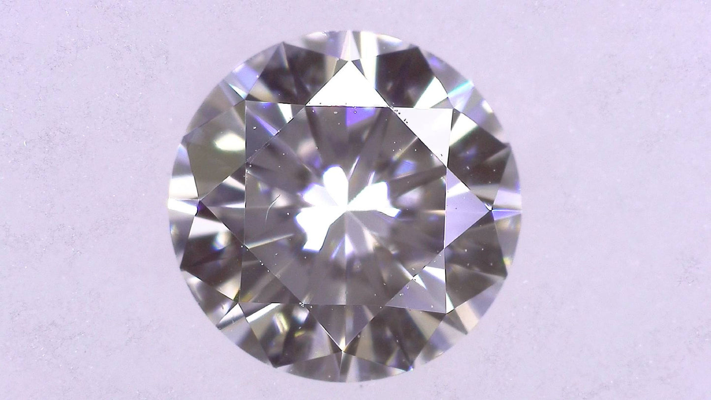 0.374ct H VS-2 VERY GOOD/VG/VG NONE NATURAL 4.72-4.74X2.79mm Loose Diamond