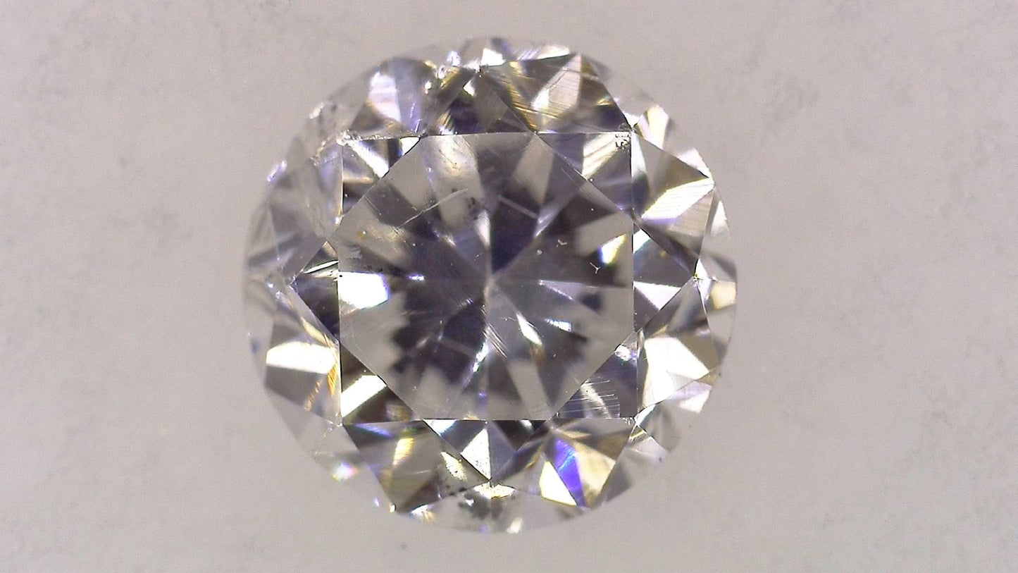 0.773ct E SI-2 POOR/FR/FR STRONG BLUE NATURAL 5.55-5.61X3.78mm Loose Diamond
