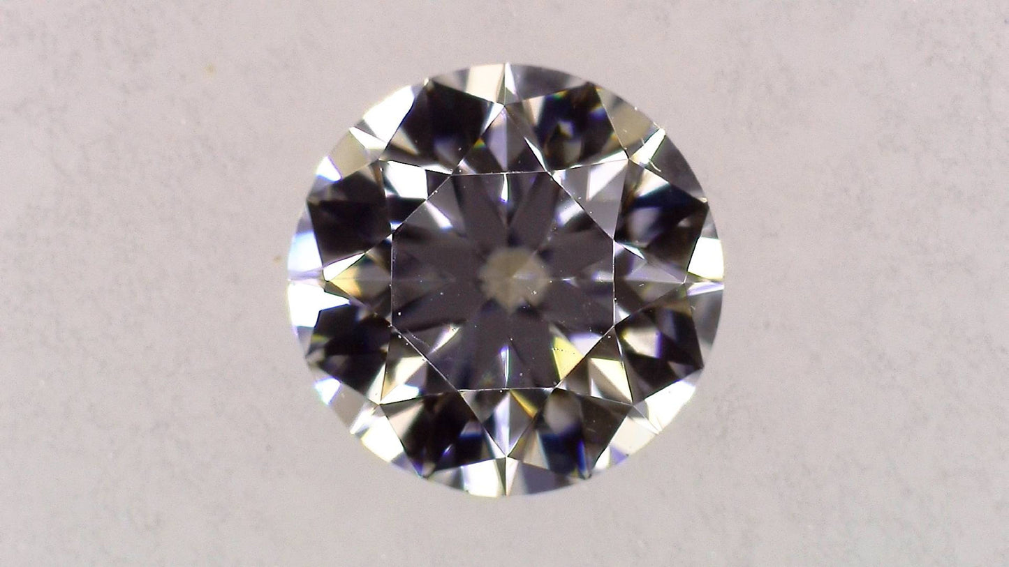 0.353ct D SI-1 VERY GOOD/VG/GD FAINT NATURAL 4.56-4.59X2.79mm Loose Diamond
