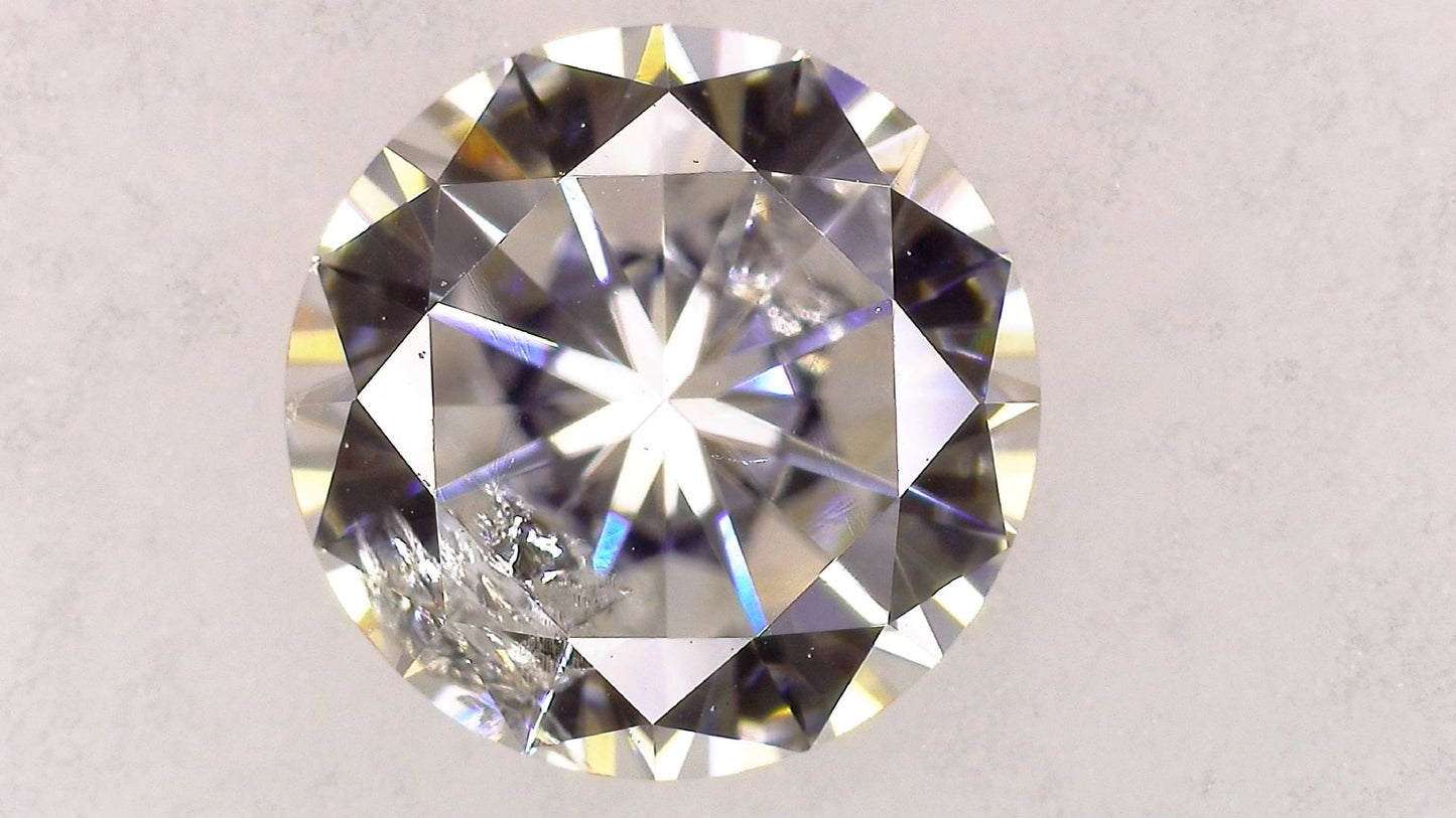 0.643ct G I-1 GOOD/VG/VG NONE NATURAL 5.54-5.55X3.35mm Loose Diamond