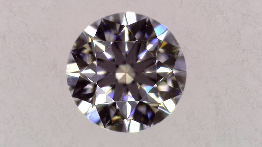 0.256ct D VS-1 EXCELLENT/EX/EX 3EX HC STRONG BLUE NATURAL 4.10-4.12X2.52mm Loose Diamond
