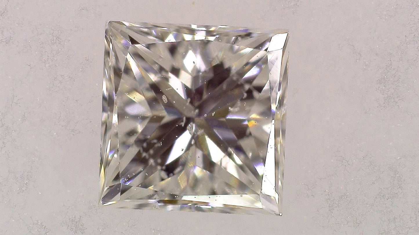 0.276ct H SI-2 ****/GD/GD FAINT NATURAL 3.52-3.45X2.63mm SQ Loose Diamond