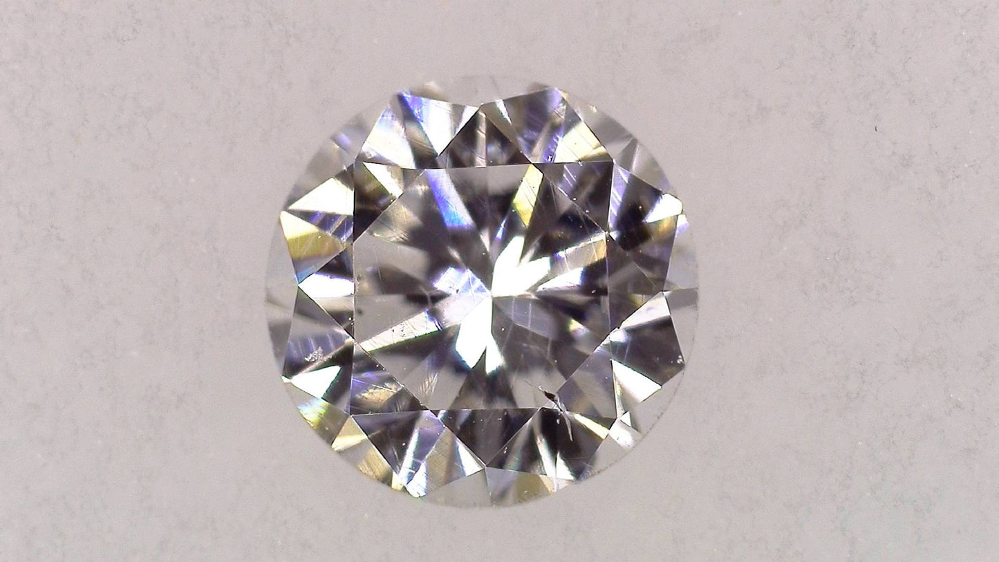 0.309ct E SI-1 GOOD/GD/FR FAINT NATURAL 4.28-4.33X2.69mm Loose Diamond