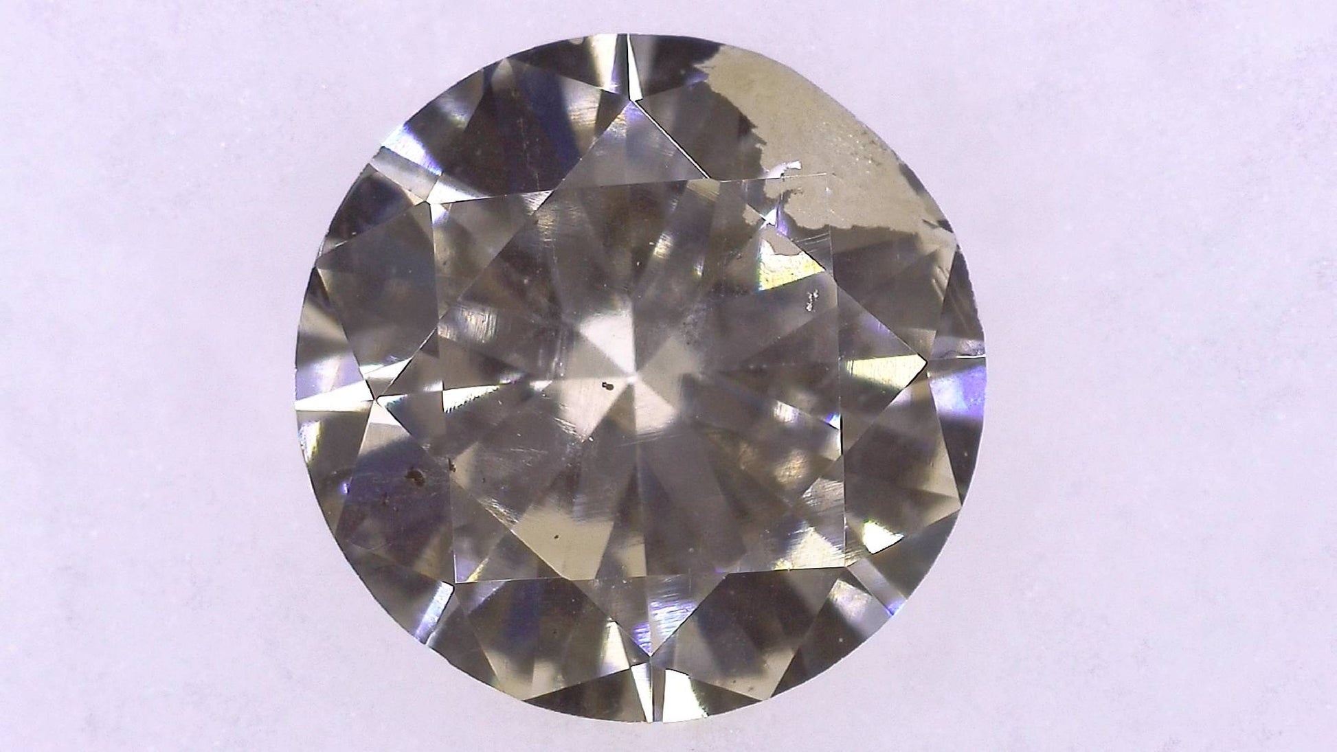 1.008ct M FAINT BROWN I-1 FAIR/GOLD/GOLD VERY STRONG BLUE NATURAL 6.30-6.40X3.80mm Loose Diamond