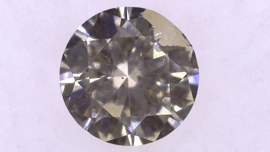 1.008ct M FAINT BROWN I-1 FAIR/GOLD/GOLD VERY STRONG BLUE NATURAL 6.30-6.40X3.80mm Loose Diamond