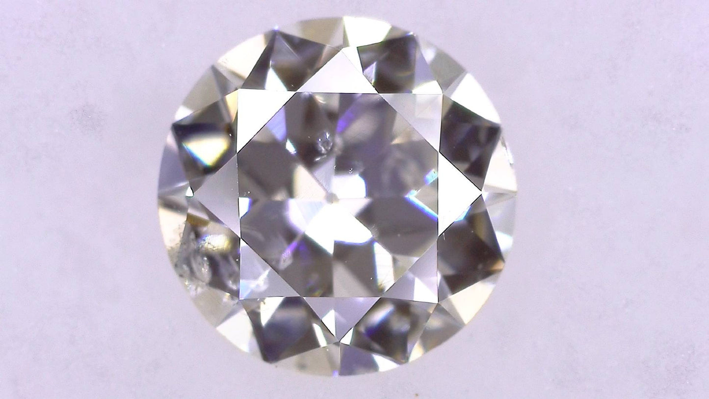 0.736ct J SI-2 GOOD/GD/FR NONE NATURAL 5.79-5.88X3.43mm Loose Diamond
