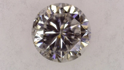 0.345ct H I-1 GOOD/GD/FR NONE NATURAL 4.46-4.52X2.76mm Loose Diamond