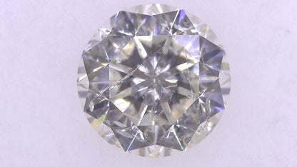 1.646ct J I-1 FAIR/GD/FR FAINT NATURAL 7.35-7.43X4.75mm Loose Diamond