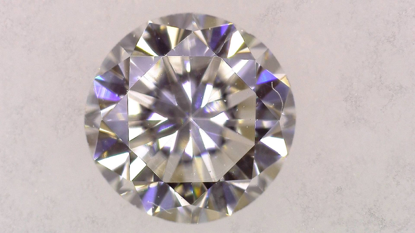 0.405ct F SI-2 GOOD/GD/FR NONE NATURAL 4.67-4.75X2.92mm Loose Diamond