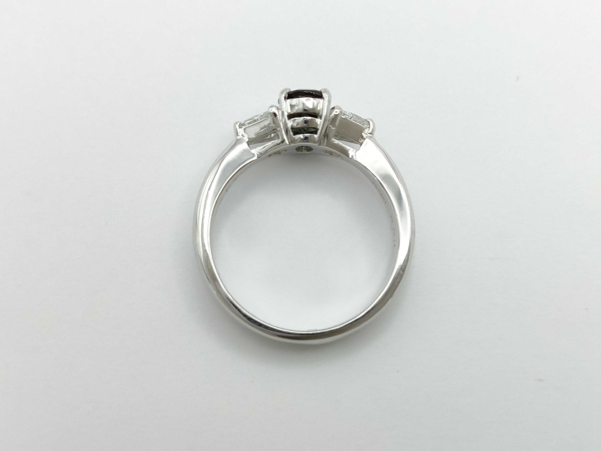 AX 0.90ct D 0.24ct PT900 6.7g Ring 