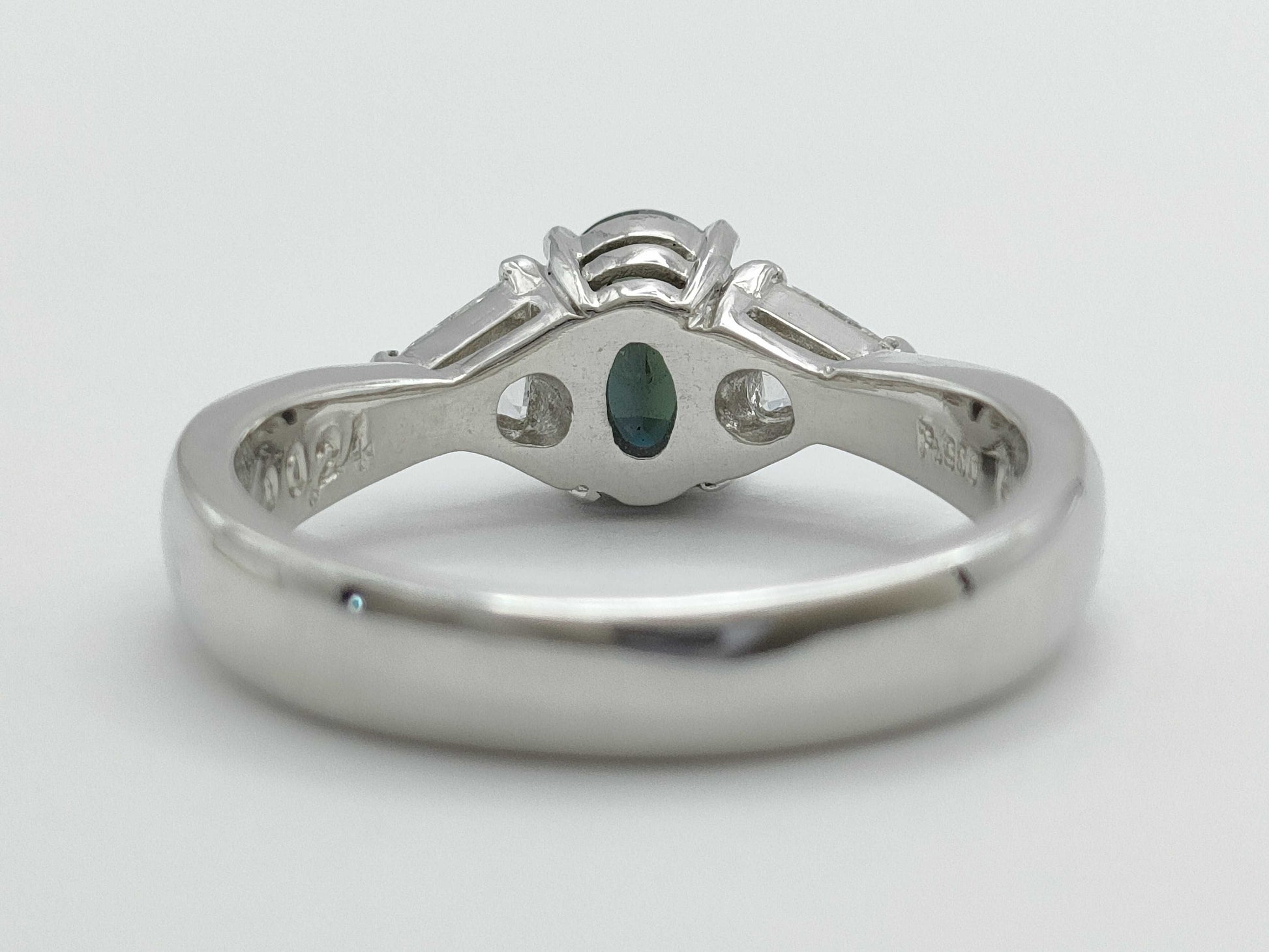 AX 0.90ct D 0.24ct PT900 6.7g Ring 