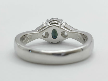 AX 0.90ct D 0.24ct PT900 6.7g Ring 