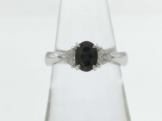 AX 0.90ct D 0.24ct PT900 6.7g Ring 