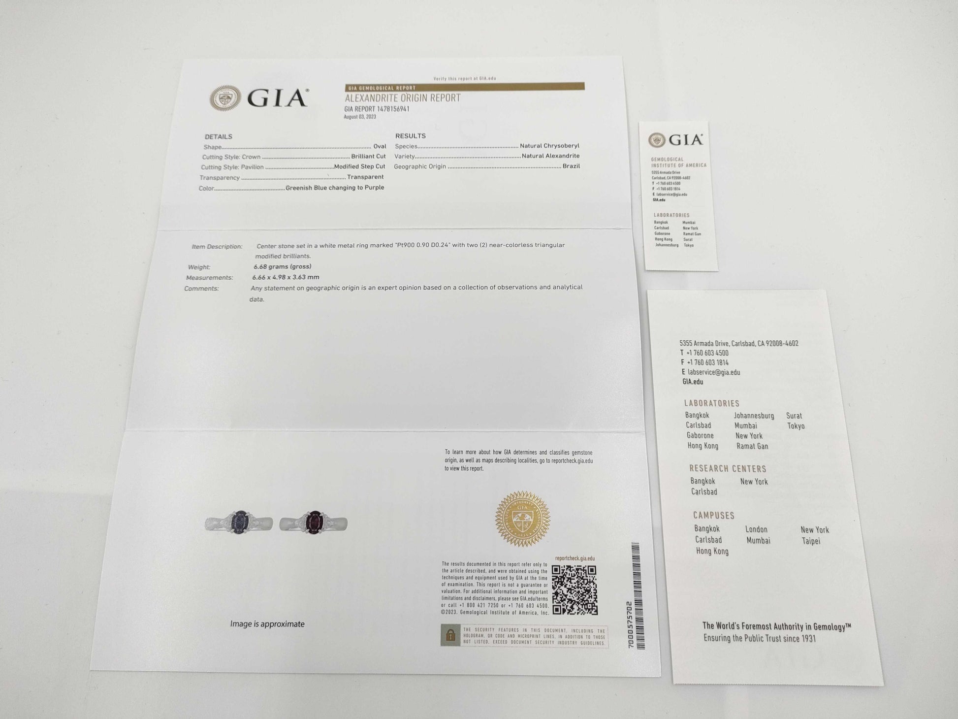 AX 0.90ct D 0.24ct PT900 6.7g Ring 