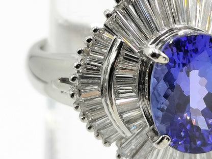 TZ2.50ct D1.385ct PT900 10.5g Ring 