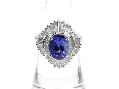 TZ2.50ct D1.385ct PT900 10.5g Ring 