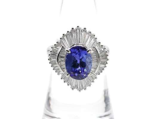 TZ2.50ct D1.385ct PT900 10.5g Ring 