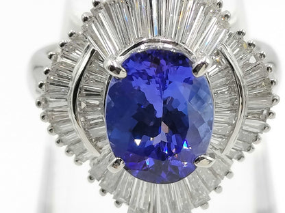 TZ2.50ct D1.385ct PT900 10.5g Ring 