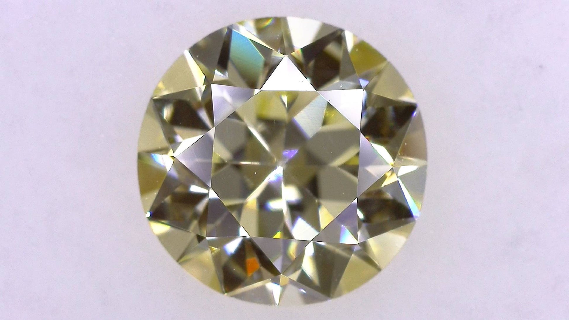 1.536ct UNDER S) LIGHT YELLOW VS-1 ****/GD/GD NONE NATURAL 7.28-7.41X4.63mm X Diamond Loose