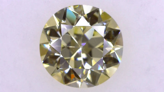 1.536ct UNDER S) LIGHT YELLOW VS-1 ****/GD/GD NONE NATURAL 7.28-7.41X4.63mm X Diamond Loose