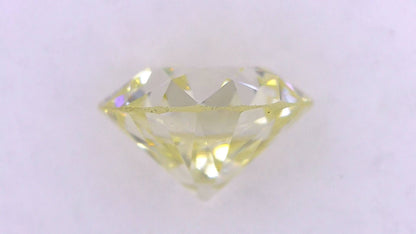 1.536ct UNDER S) LIGHT YELLOW VS-1 ****/GD/GD NONE NATURAL 7.28-7.41X4.63mm X Diamond Loose