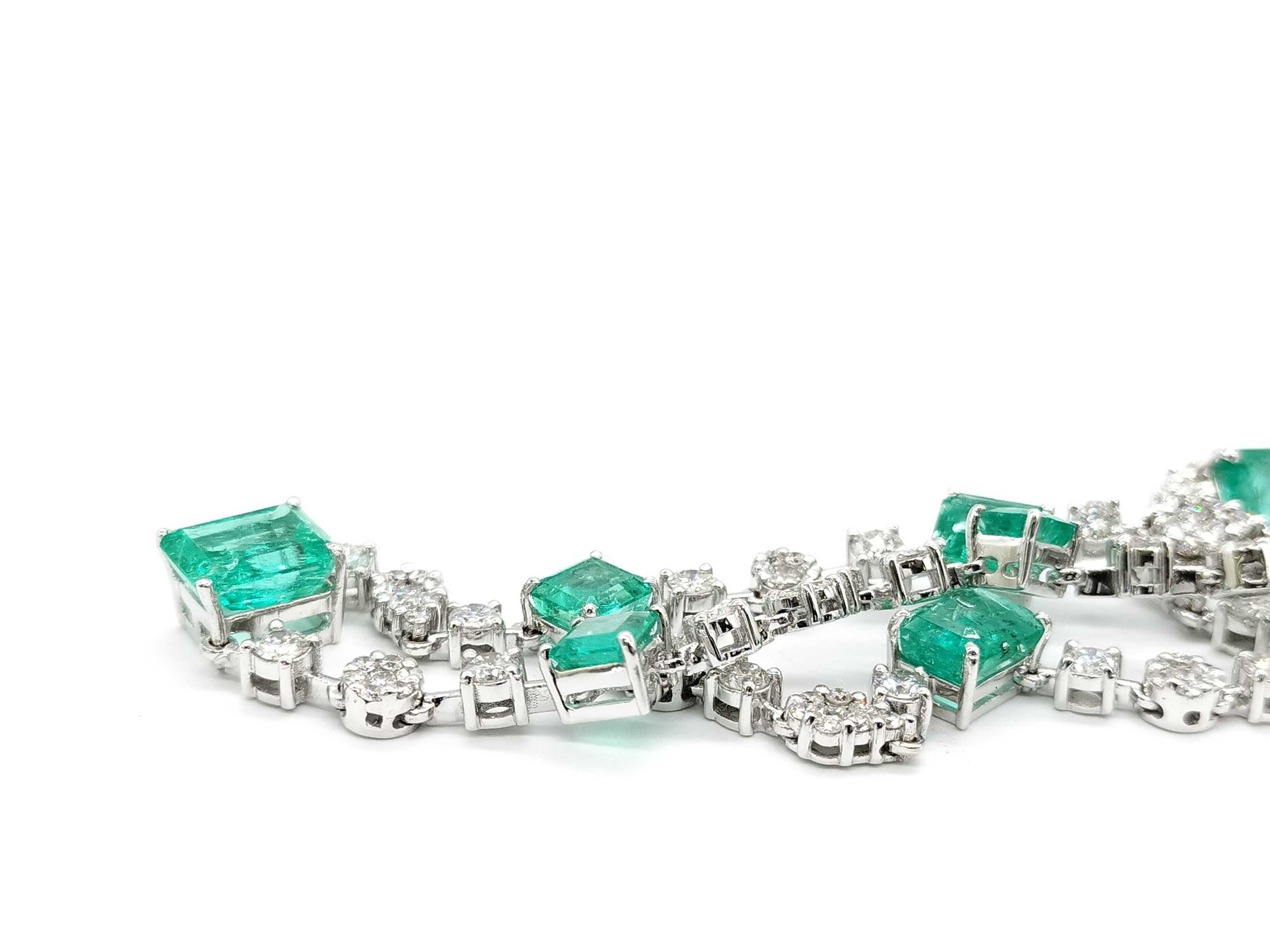 E14.22ct D7.10ct K18 40.8g Necklace 