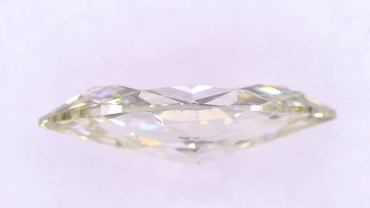 0.878ct UNDER N) VERY LIGHT BROWNISH YELLOW SI-1 ****/GD/GD FAINT NATURAL 10.10-5.10X2.71mm MQ Loose Diamond