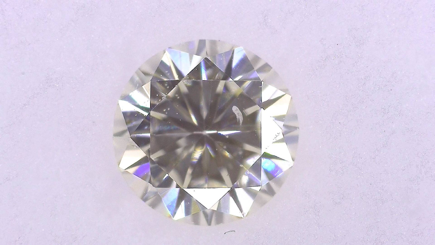 0.341ct M SI-2 GOOD/GD/GD MEDIUM BLUE NATURAL 4.45-4.49X2.80mm Loose Diamond