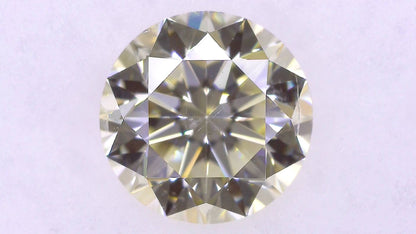 1.007ct UNDER N)VERY LIGHT YELLOW SI-2 GOOD/GD/VG MEDIUM BLUE NATURAL 6.30-6.34X4.03mm Loose Diamond