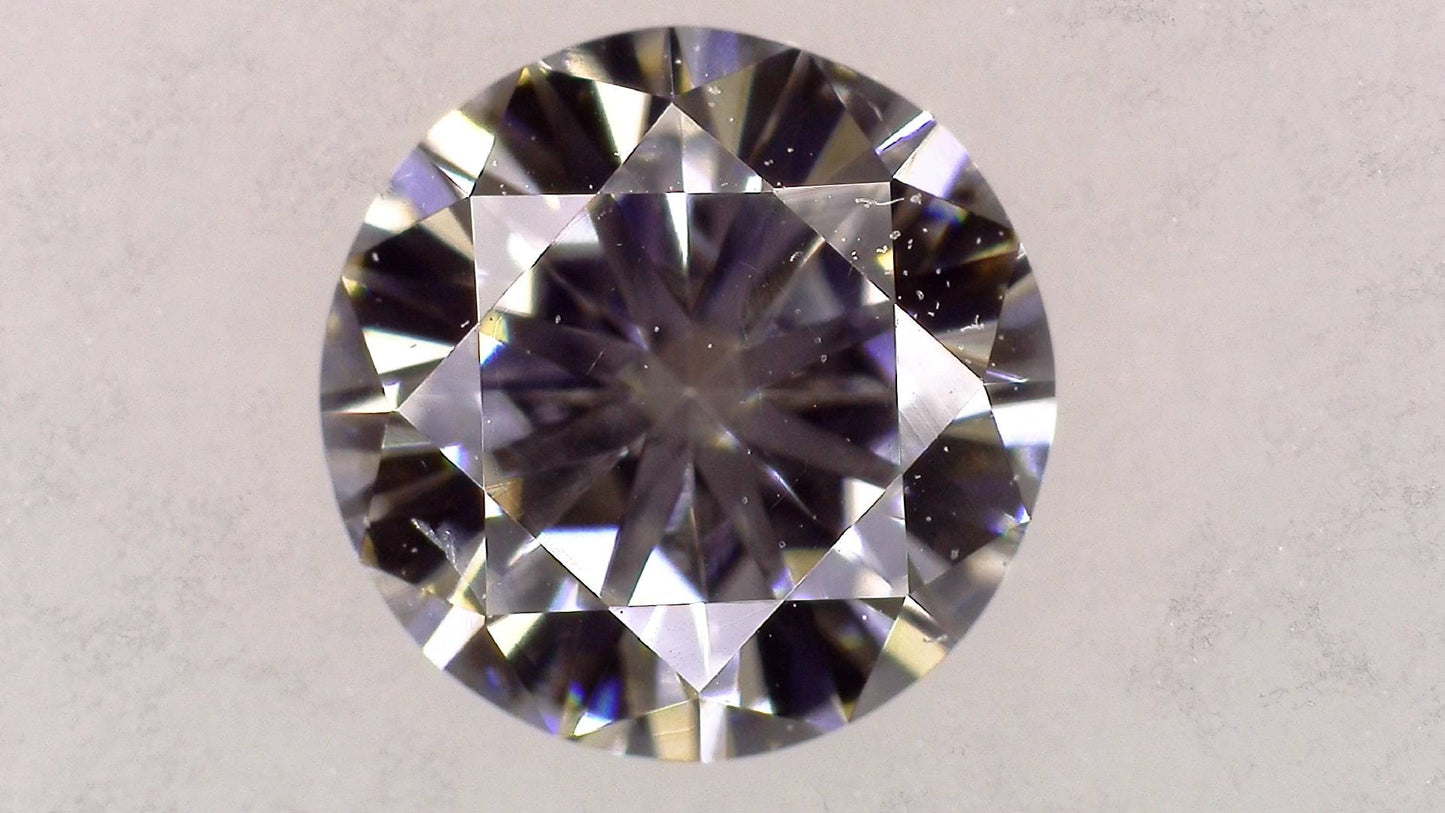 0.390ct H SI-2 GOOD/GD/GD NONE NATURAL 4.72-4.77X2.77mm Loose Diamond