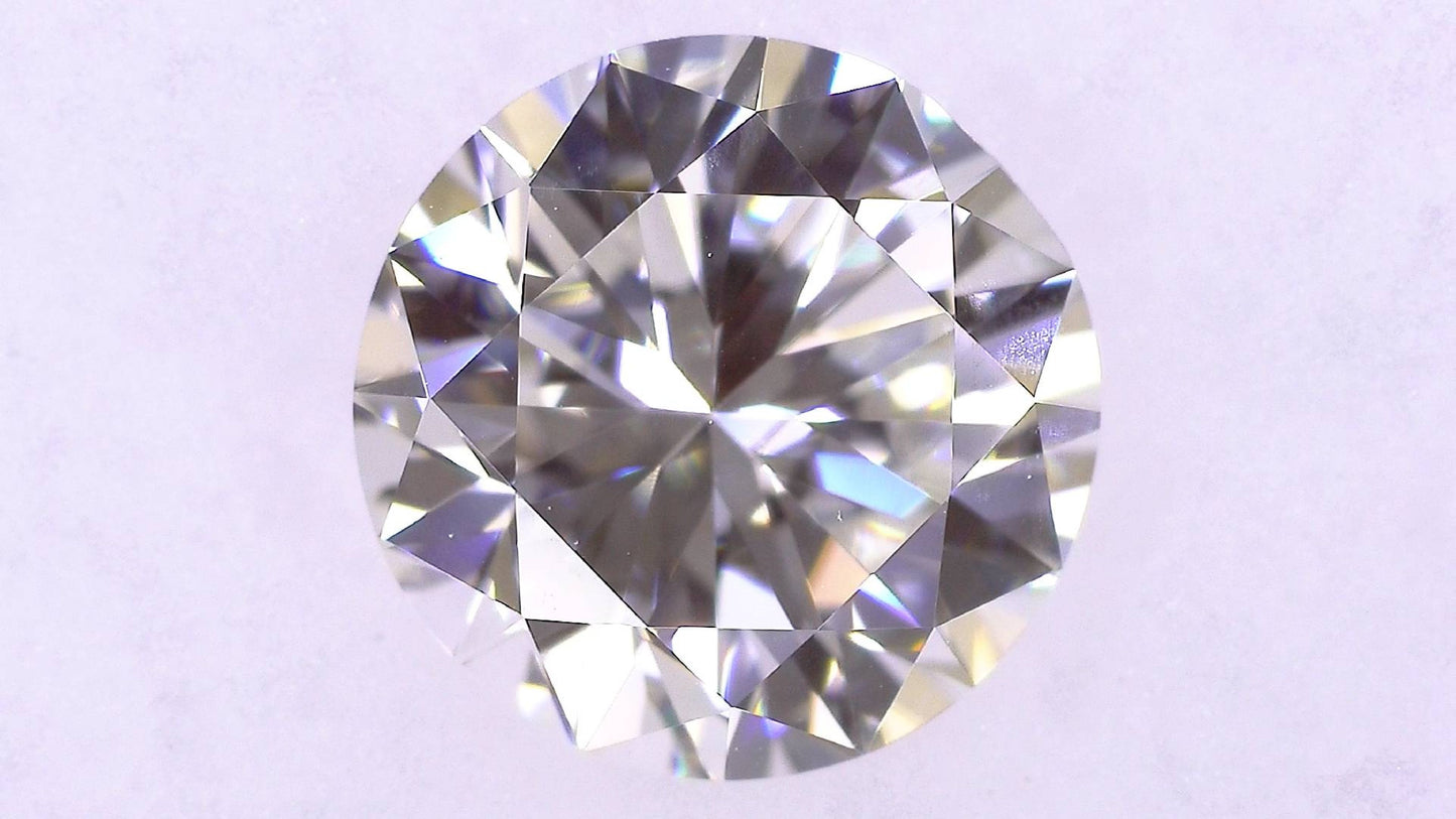 1.053ct H VVS-2 POOR/VG/PR NONE NATURAL 6.48-6.59X4.02mm Loose Diamond