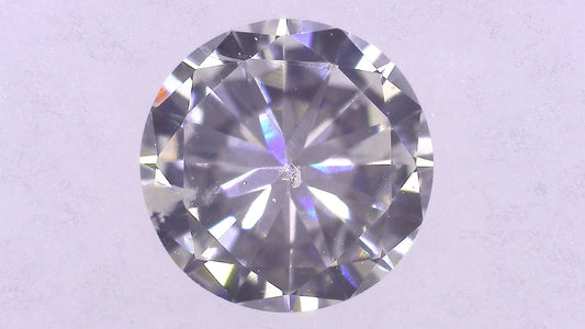 0.432ct G SI-2 POOR/GD/FR MEDIUM BLUE NATURAL 5.05-5.12X2.76mm Loose Diamond