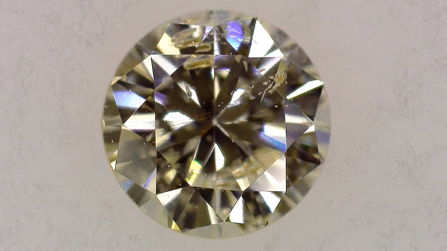 0.306ct M SI-2 GOOD/GD/GD STRONG BLUE NATURAL 4.32-4.35X2.66mm Loose Diamond