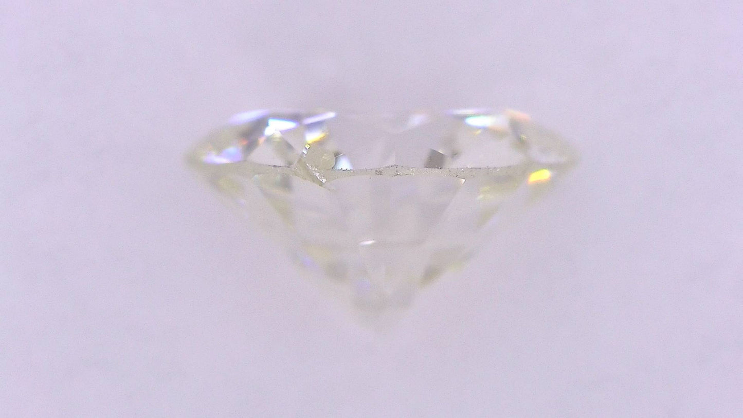 0.496ct K SI-2 GOOD/GD/FR FAINT NATURAL 5.20-5.28X3.02mm Loose Diamond