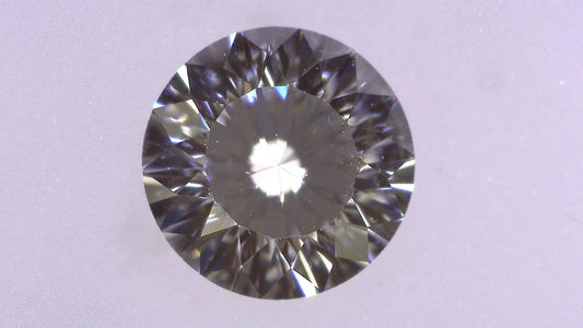 0.590ct K SI-1 ****/GD/GD MEDIUM BLUE NATURAL 5.29-5.34X3.33mm RD Loose Diamond