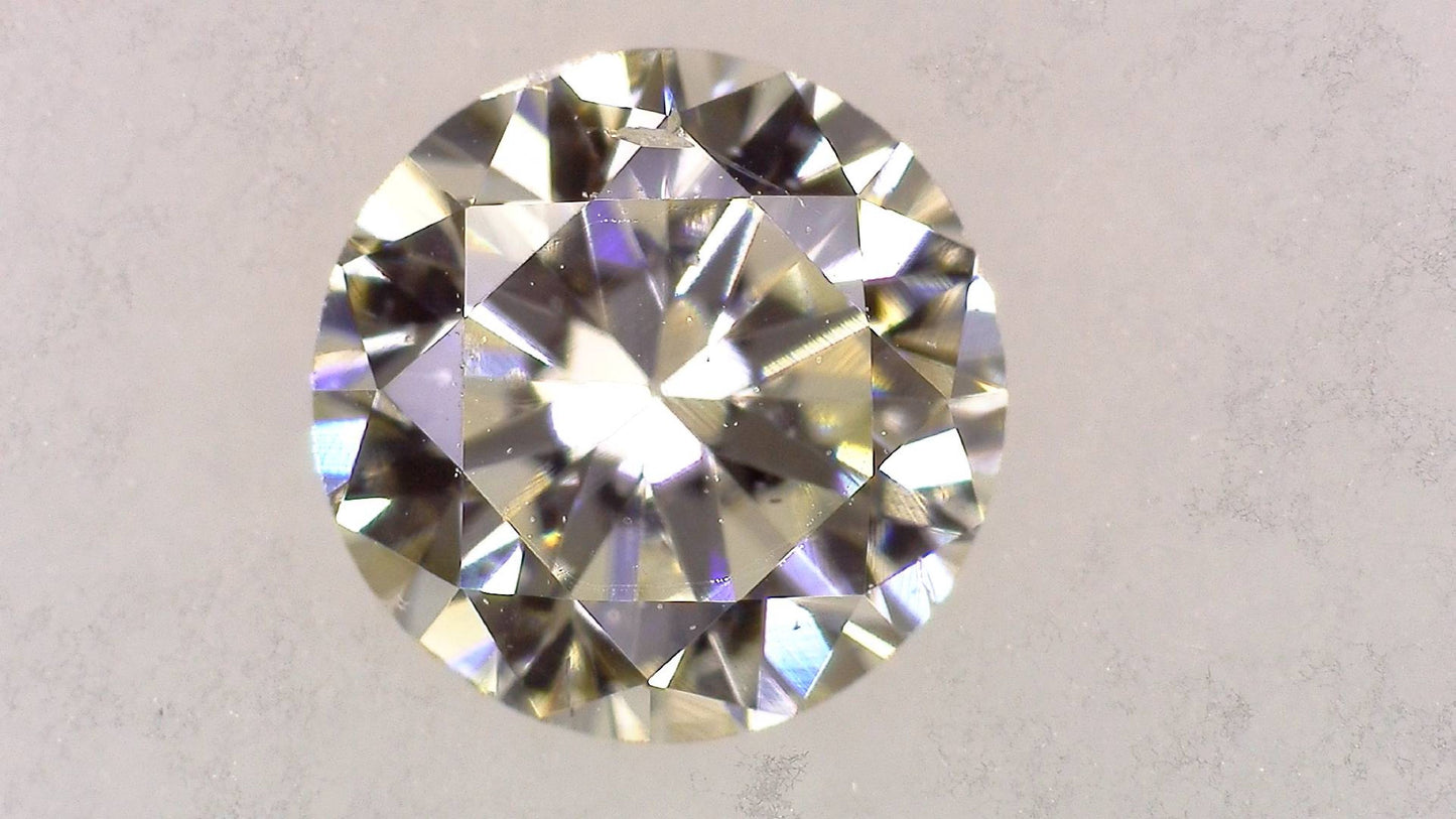 0.323ct L SI-2 GOOD/GD/FR NONE NATURAL 4.32-4.34X2.68mm Loose Diamond