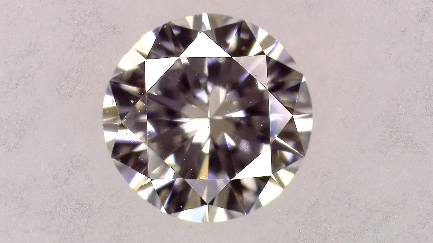 0.237ct F VS-2 VERY GOOD/GD/GD FAINT NATURAL 4.01-4.07X2.35mm Loose Diamond