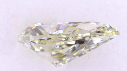 3.113ct UNDER N)VERY LIGHT YELLOW SI-1 ****/GD/GD FAINT NATURAL 12.55-7.70X5.38mm PS Loose Diamond