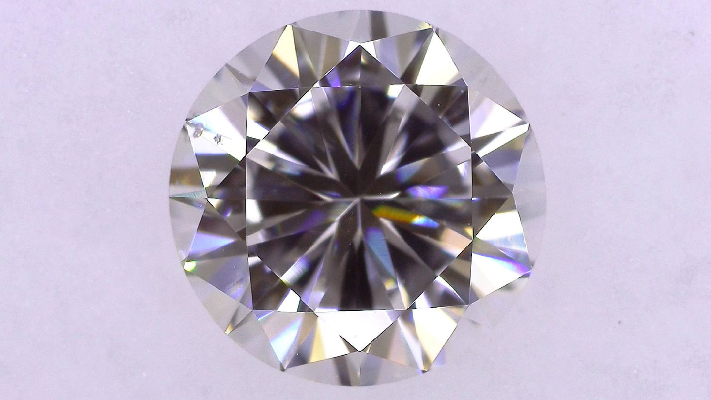 1.278ct F SI-1 FAIR/GD/GD NONE NATURAL 7.02-7.09X4.35mm Loose Diamond