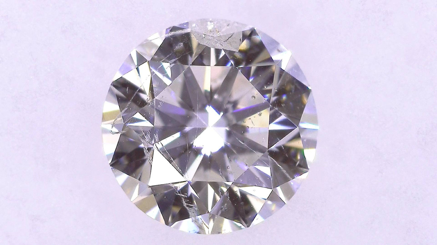1.049ct F I-1 GOOD/GD/VG NONE NATURAL 6.34-6.40X4.11mm Loose Diamond