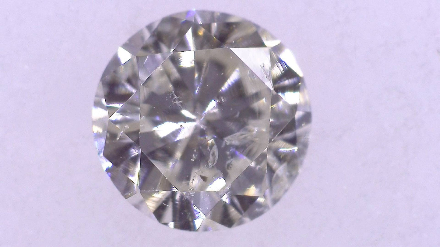 0.262ct I I-1 POOR/FR/PR VERY STRONG BLUE NATURAL 4.05-4.11X2.42mm Loose Diamond