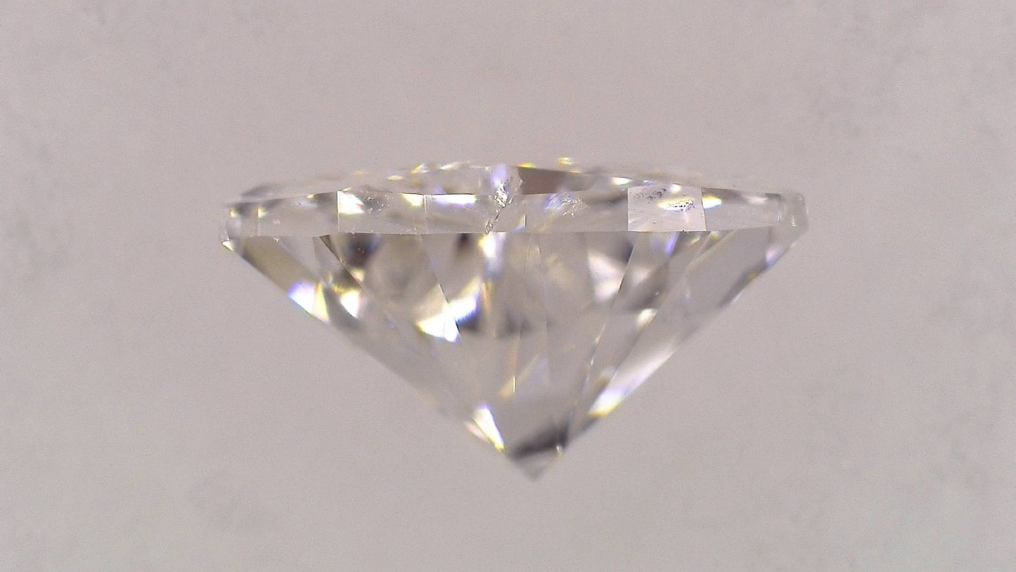0.235ct F SI-1 ****/GD/GD STRONG BLUE NATURAL 4.13-4.56X2.35mm X Diamond Loose