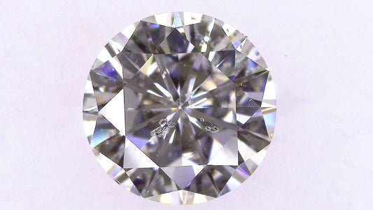 2.250ct J SI-2 Very Good/Gold/Gold None Natural 8.50-8.59 x 5.14mm Diamond Loose