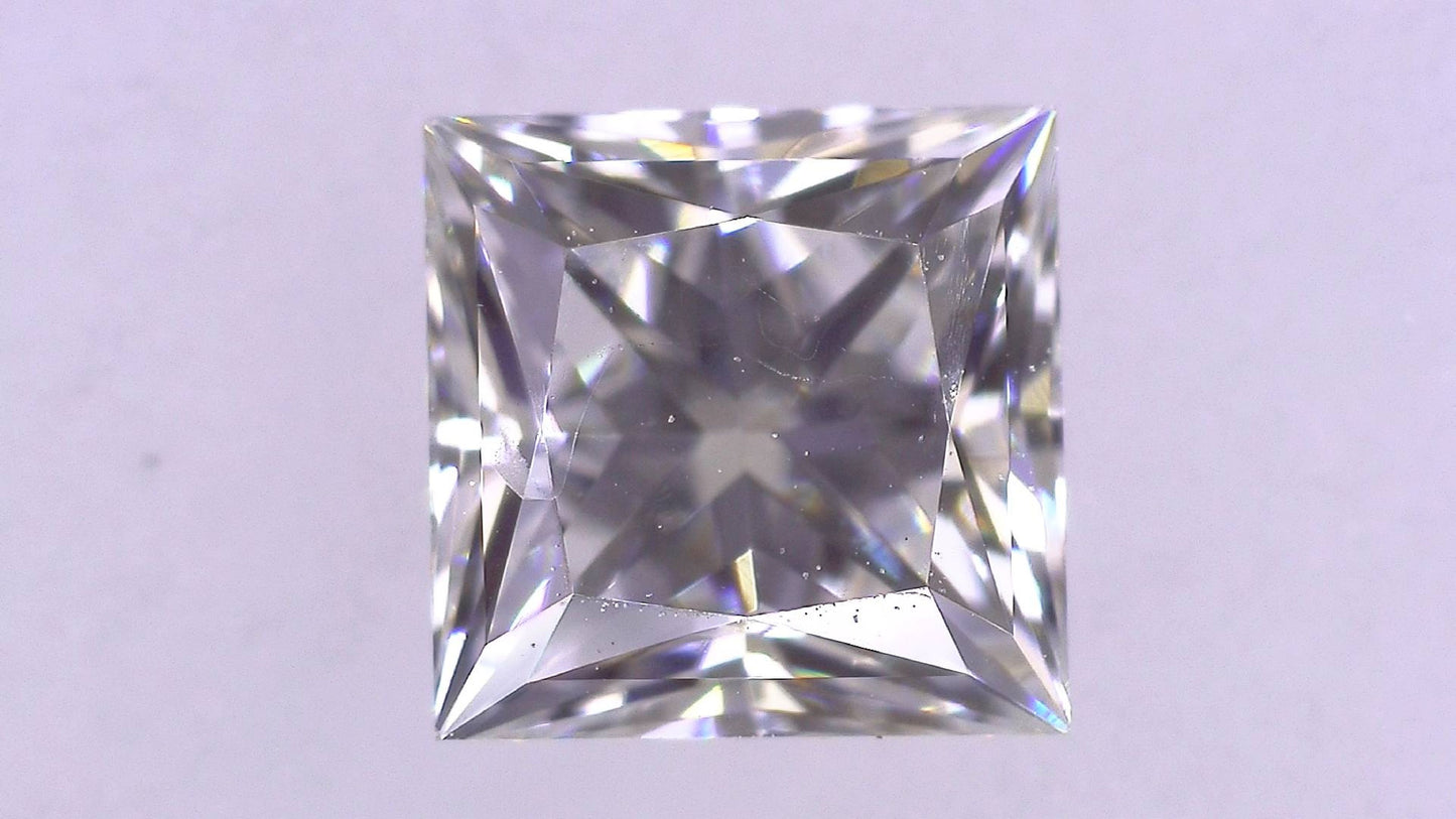 0.305ct H SI-1 ****/GD/GD NONE NATURAL 3.58-3.56X2.75mm SQ Loose Diamond