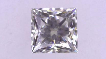 0.305ct H SI-1 ****/GD/GD NONE NATURAL 3.58-3.56X2.75mm SQ Loose Diamond