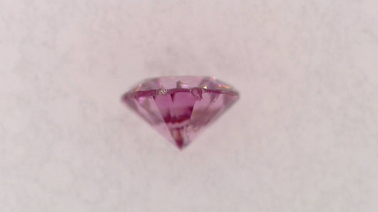 0.060ct Fancy Vivid Purple Pink I-1 ****/GD/FR Faint Natural 2.47-2.52 x 1.51mm RD Loose Diamond