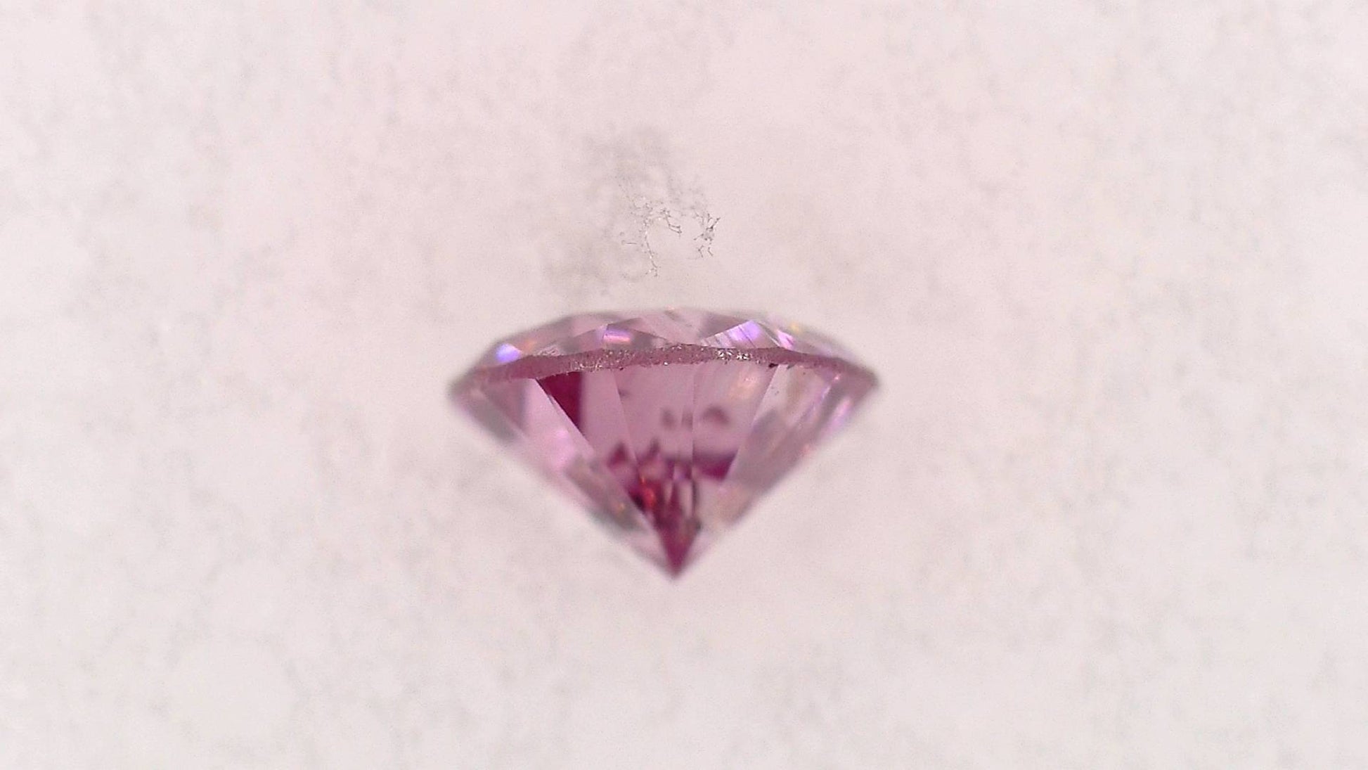 0.059ct Fancy Vivid Purple Pink I-1 ****/GD/FR Faint Natural 2.48-2.53x1.49mm RD Loose Diamond