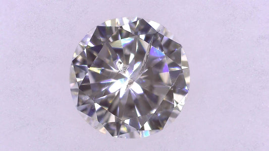0.407ct G I-1 FAIR/GD/GD FAINT NATURAL 4.69-4.80X2.83mm Loose Diamond