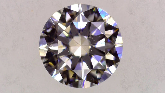 0.400ct F SI-1 VERY GOOD/GD/VG STRONG BLUE NATURAL 4.76-4.78X2.87mm Loose Diamond